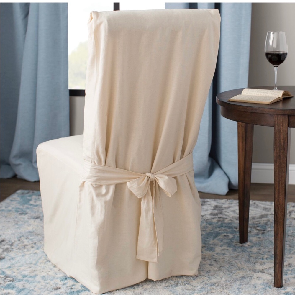 Dining Chair Slipcover in Natural